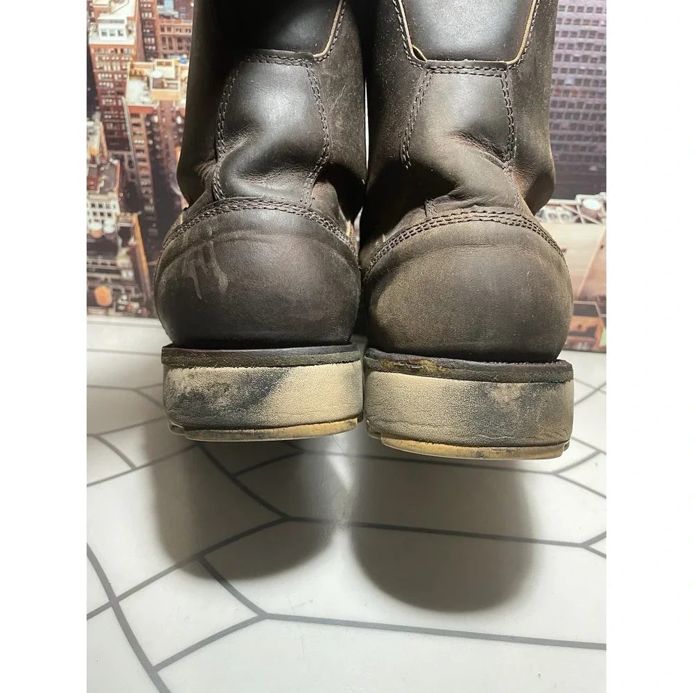 Red Wing 2442  Brown Steel Toe Work Boot Size US Size 11.5 E2 - Picture 6 of 14